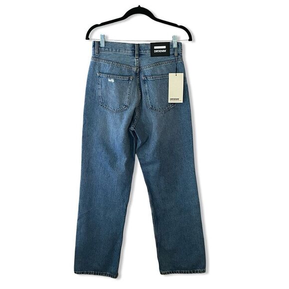 NWT Dr. Denim jeans Echo Wide Leg in Blue Jay high rise straight Revolve 28 - Picture 7 of 13